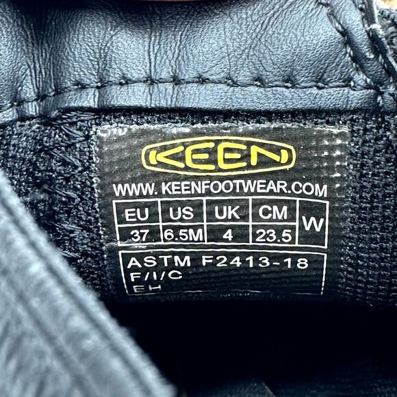 Keen Utility Seattle Romeo Ankle Boot Soft Workwear Slip On Elastic Brown 6.5M - Picture 7 of 8